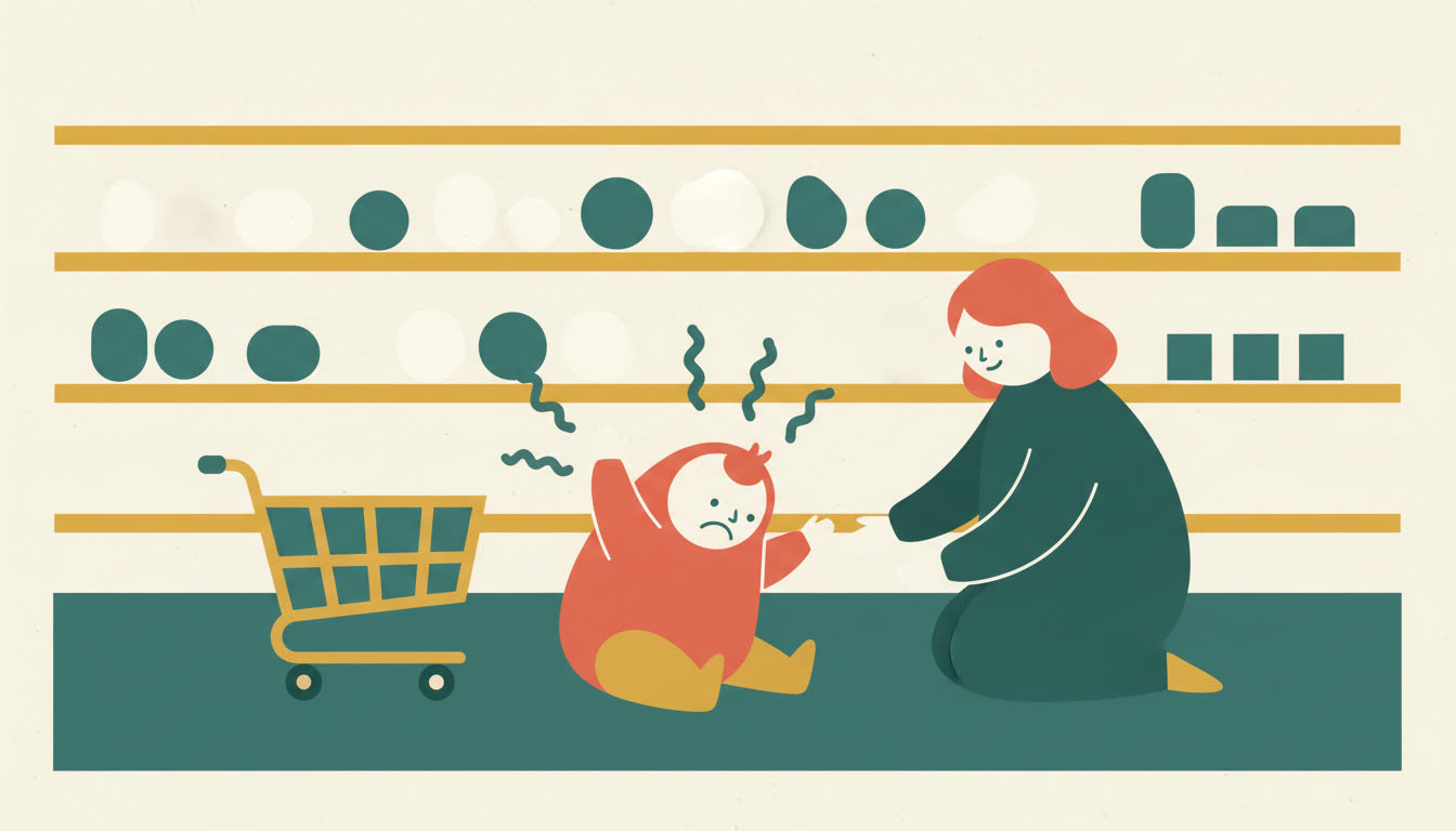 Tantrum in public: why the store is the perfect storm — and the field script that works under spectators