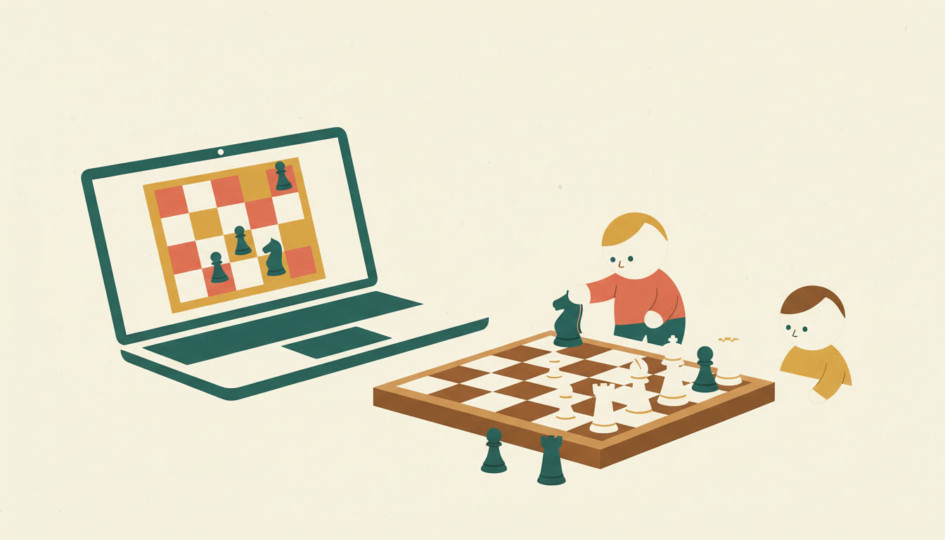 Online chess classes for kids: the entry ladder, the right age — and support without the chess-dad trap
