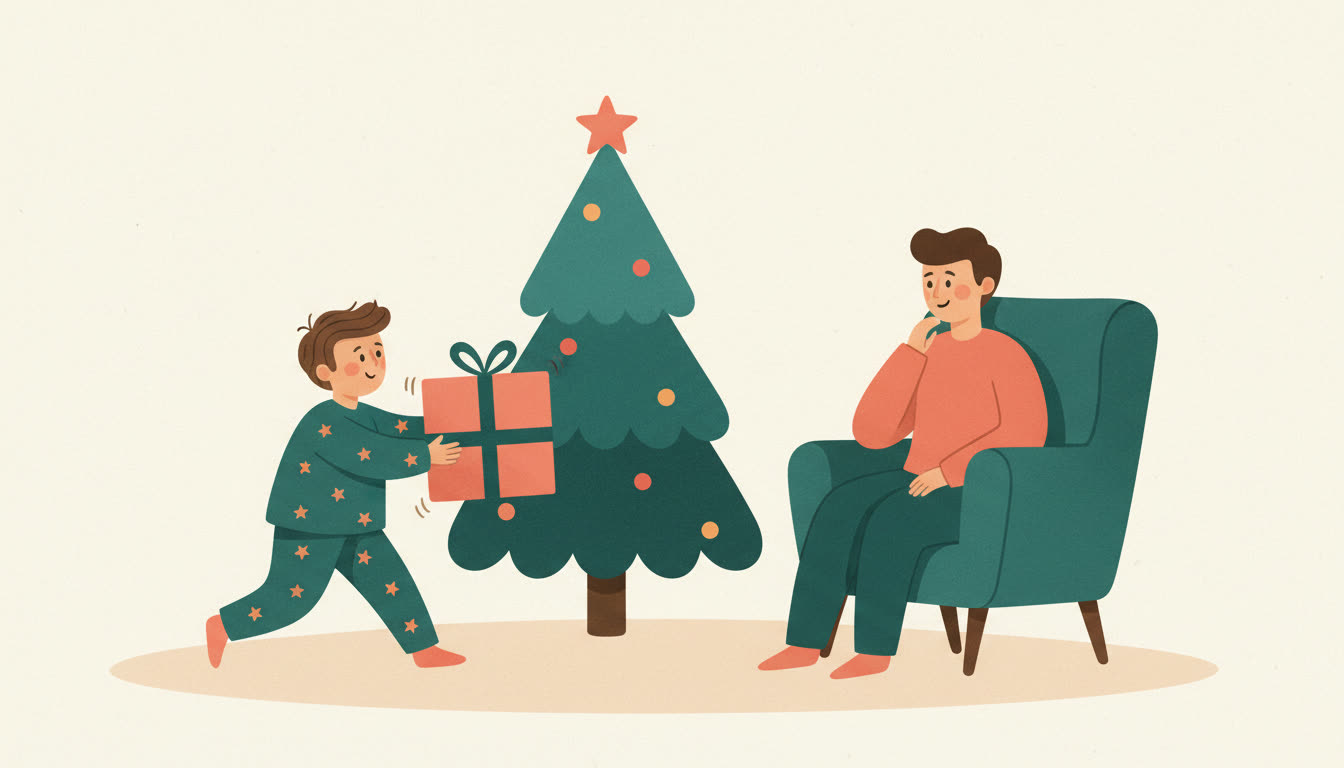 Cadeaux de Noël pour enfants : la méthode de choix par âge, la checklist avant l'achat — et la moitié de la magie qui n'est pas le cadeau