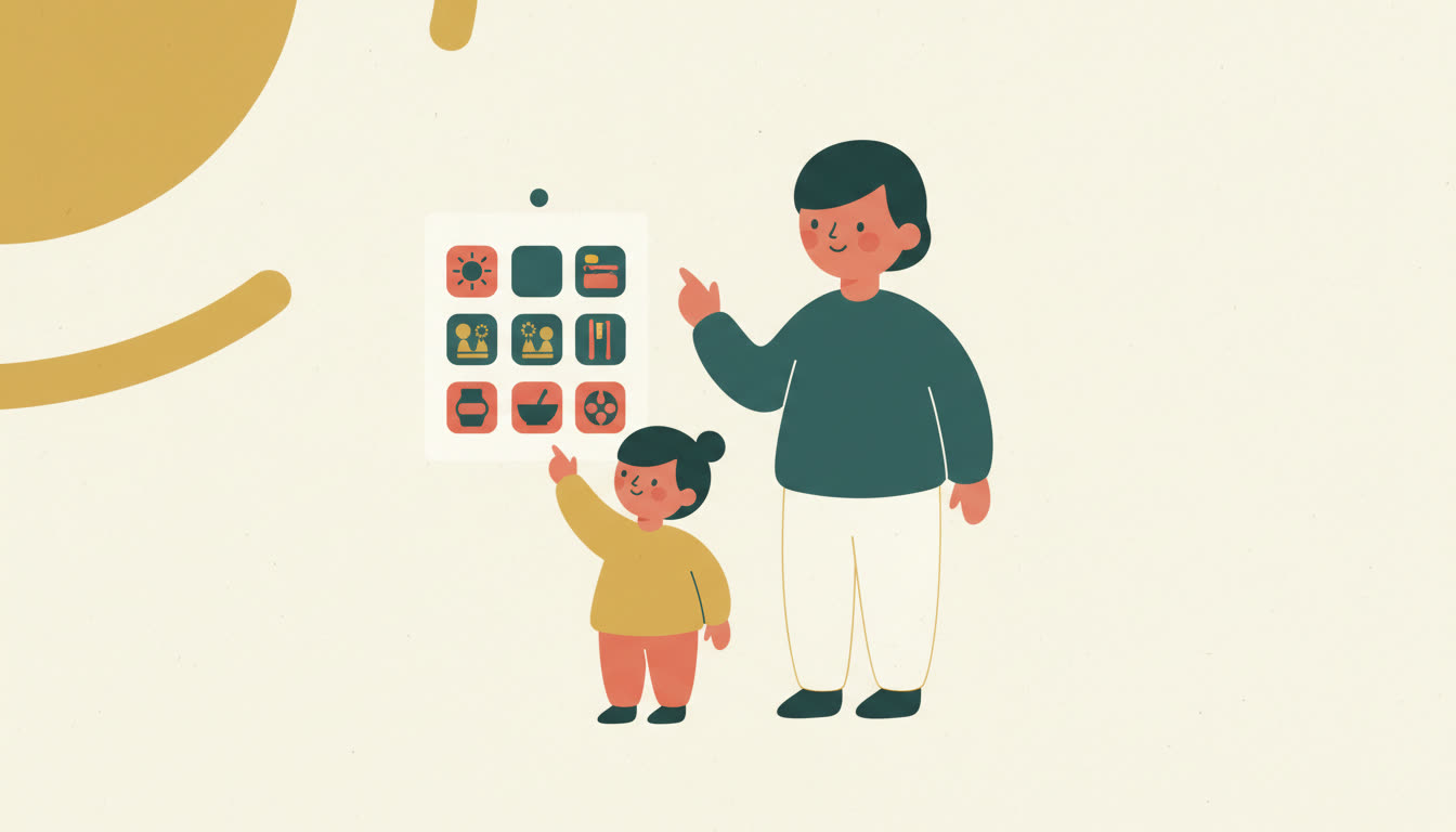 Daily routine for a 5 year old: anchors, not a timetable — the home rhythm that actually holds